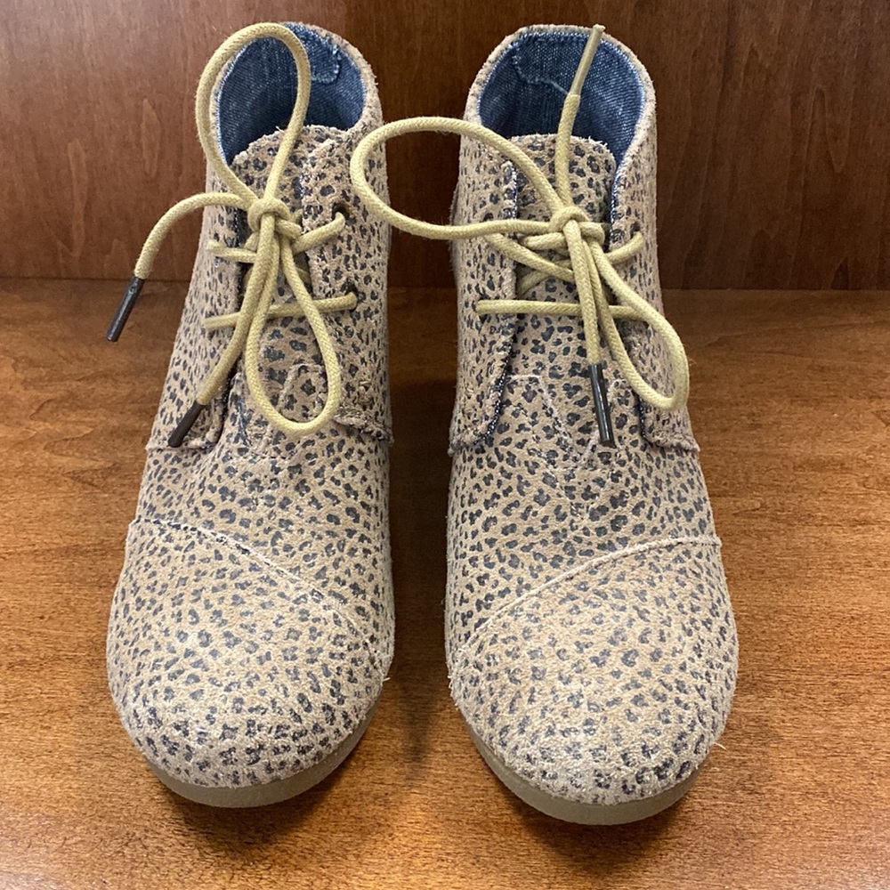 Toms cheetah wedge booties - Picture 3 of 7